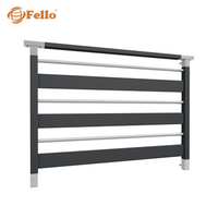 Francúzske zábradlie Rôzne RAL - vložky z nehrdzavejúcej ocele