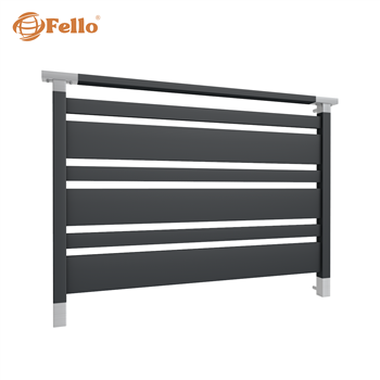 Francúzske zábradlie SIMPLE Mix RAL - nerezové vložky