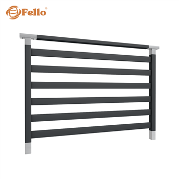 Francúzske zábradlie Fusion RAL - vložky z nehrdzavejúcej ocele