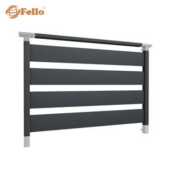 Francúzske zábradlie SIMPLE RAL - vložky z nehrdzavejúcej ocele