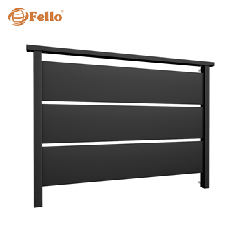 Pevné francúzske zábradlie MAX RAL - kompletne lakované