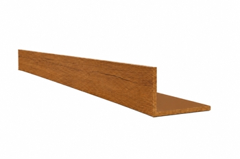 Hliníkový uholník 40x40x2 R0,5 - imitácia dreva
