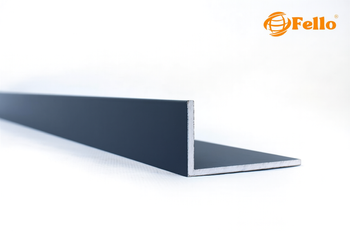 Hliníkový uholník 80x40x4 R0,5 - RAL