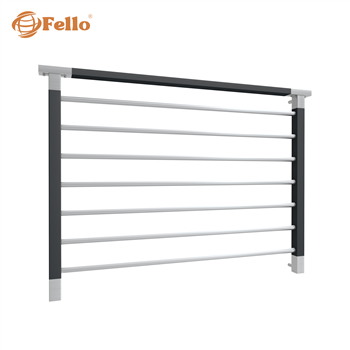 Francúzske zábradlie Standard RAL - vložky z nehrdzavejúcej ocele