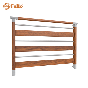 Francúzske zábradlie Diverse Imitácia dreva