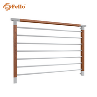 Francúzske zábradlie Standard Imitácia dreva