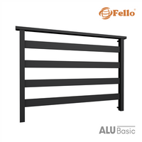 Francúzske zábradlie AluBasic RAL - kompletne lakované