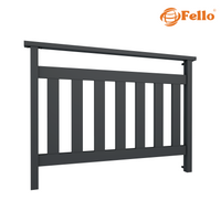 Francúzske zábradlie AluVert RAL - kompletne lakované